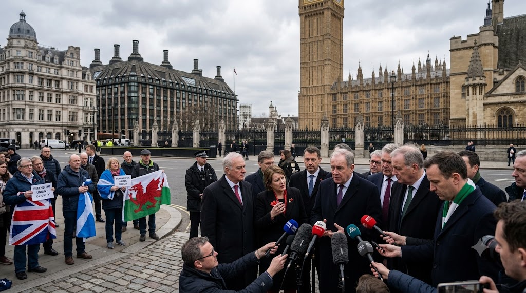 Scotland, Wales and Northern Ireland Sign Pact Challenging UK Unity