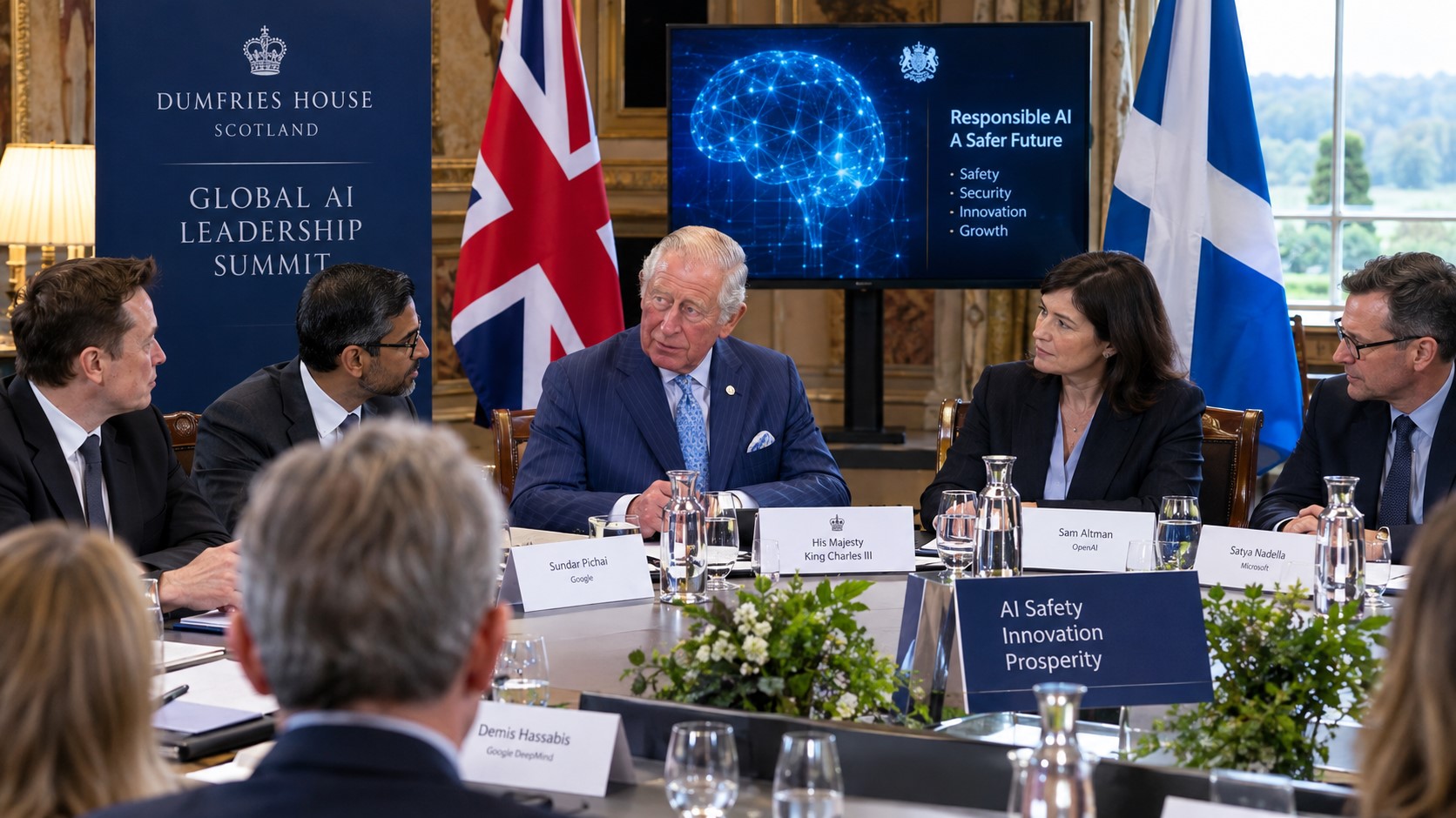 King Charles Brings Global AI Leaders Together in Scotland