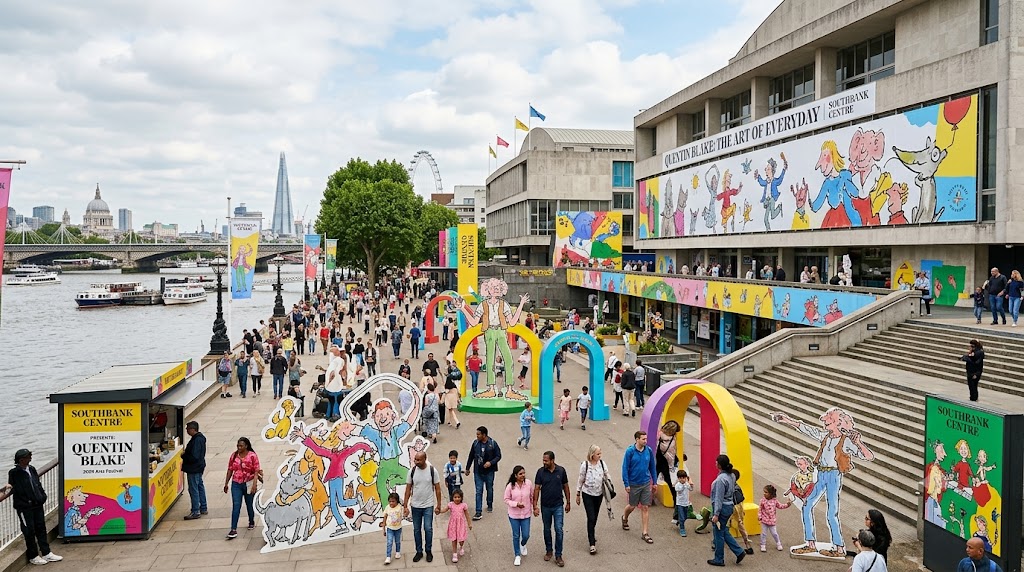 Quentin Blake Exhibition Opens at London’s Southbank Centre