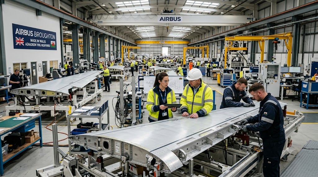 Airbus Plans 900 New Jobs and £150m Investment in North Wales