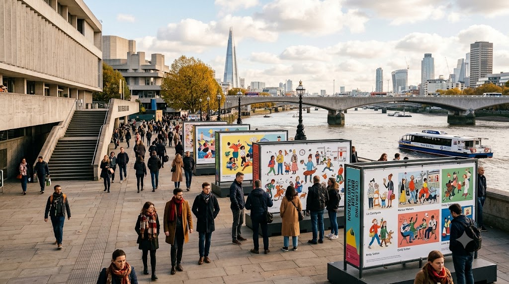 Quentin Blake Exhibition Celebrates Britain’s Festival of Britain Legacy in London