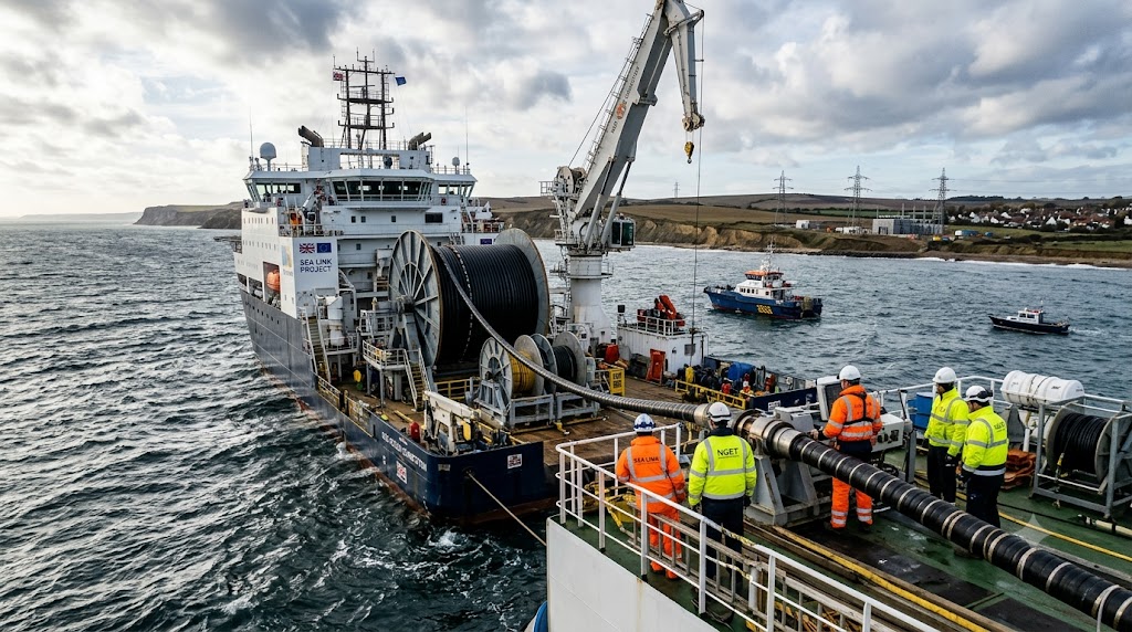 UK Approves Major Undersea Power Cable Linking Suffolk and Kent in £2bn Energy Push